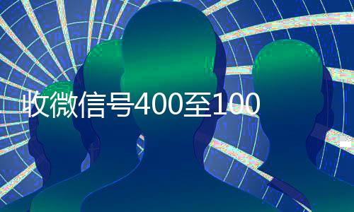 收微信号400至1000一个(24小时vx回收平台)